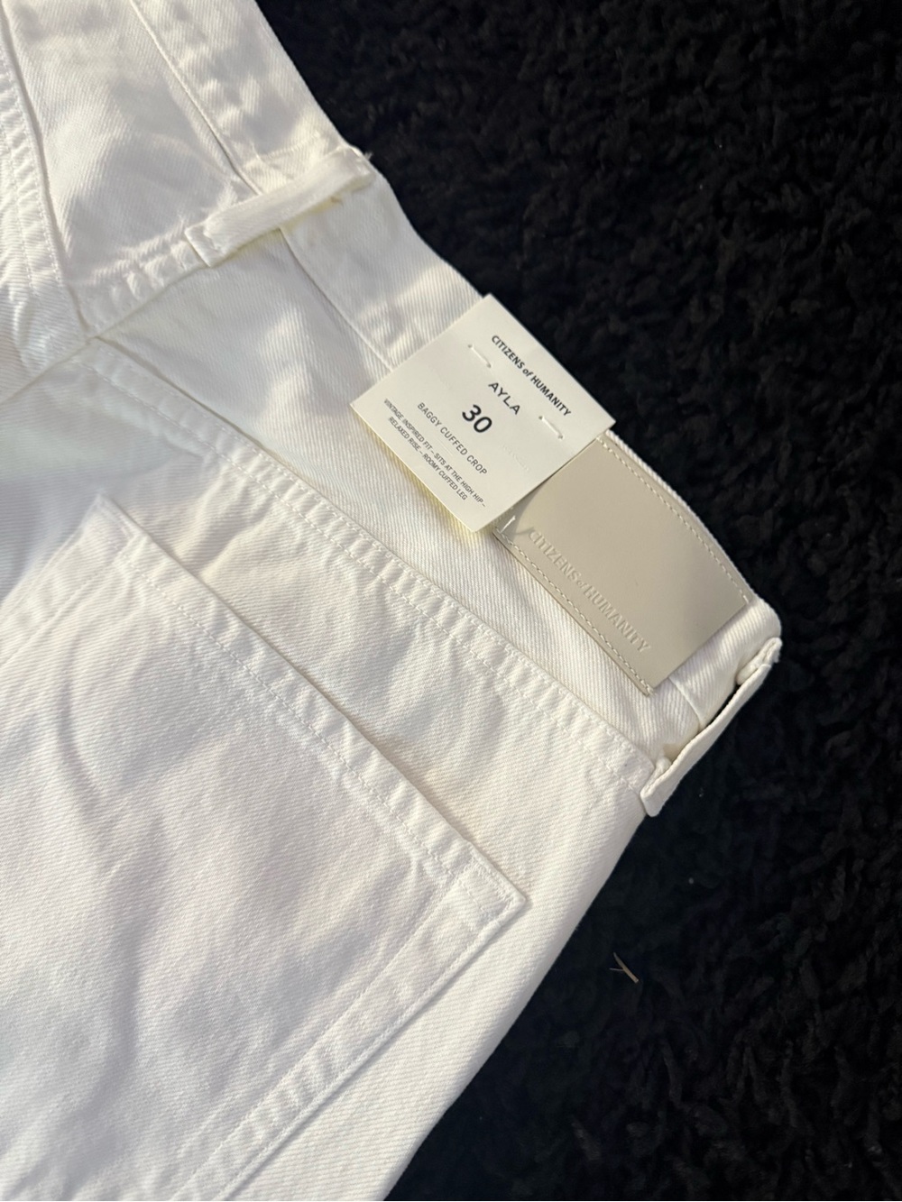 Citizens Of Humanity White Flare Jeans